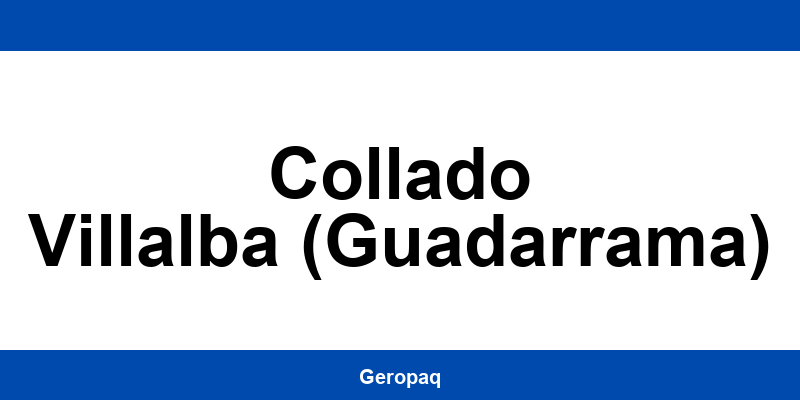 Llame al servicio de atención al cliente de GLS en Collado Villalba (Guadarrama)